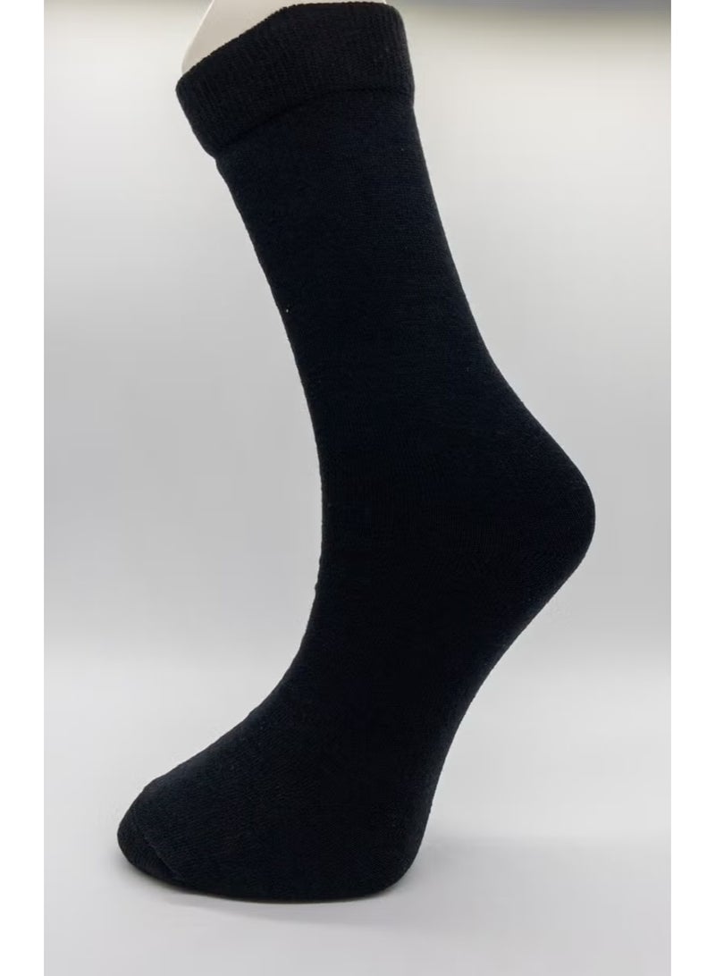 Ciho Socks Men's Cotton 6 Pairs Solid Colors Socket Socks - Image 3